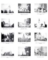 Catholic Church, United Lutheran, St. Paul's, Bass Lake, Methodist, Presbyterian, Easton, Emerald Twp., Delavan, Guckeon, Frost, Faribault County 1962